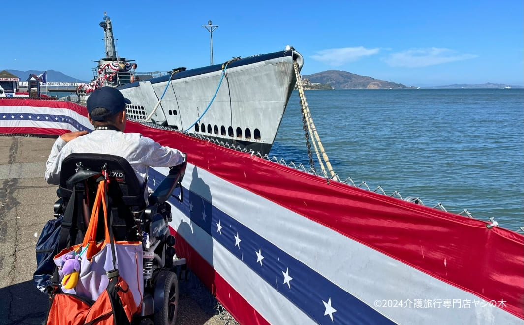 介護旅行でアメリカへ航空ショー観覧_フィッシャーマンズワーフ