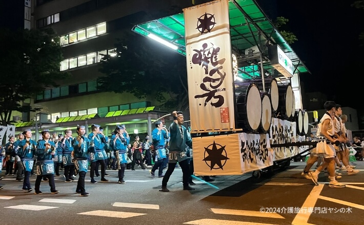 クルーズ船で介護旅行_青森ねぶた祭り