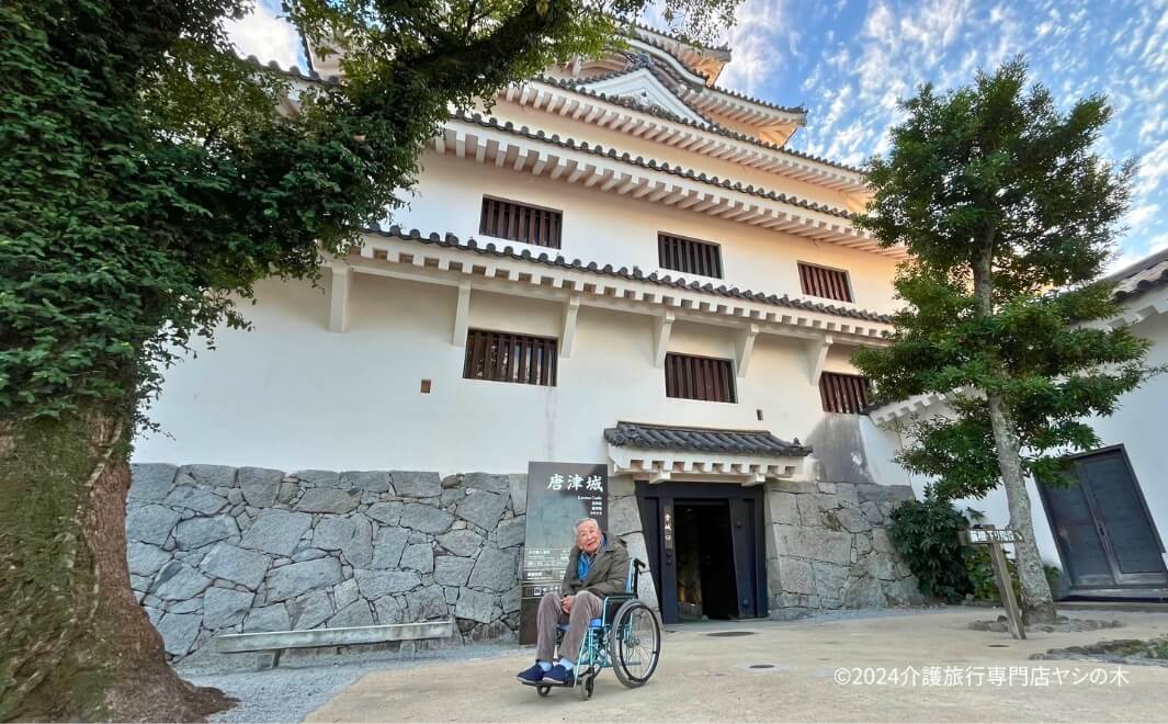 介護旅行で佐賀県へ_唐津城