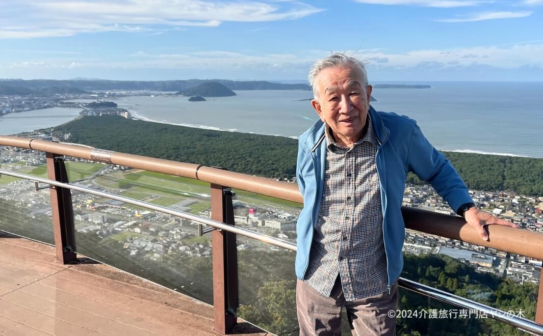 介護旅行で佐賀県へ_鏡山展望台