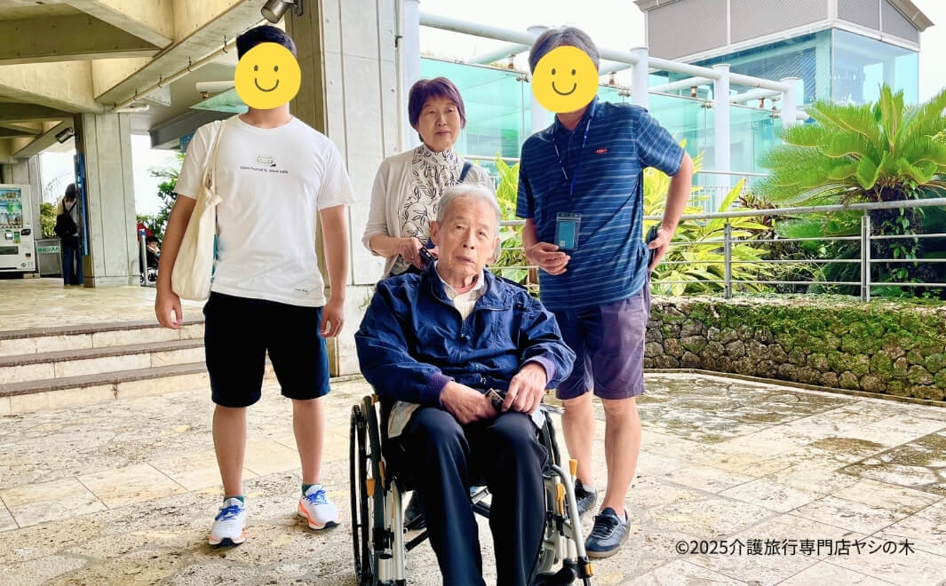 介護旅行で沖縄県へ_美ら海水族館を散策