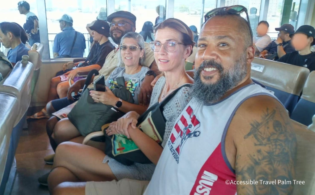 Boarding the Miyajima Ferry